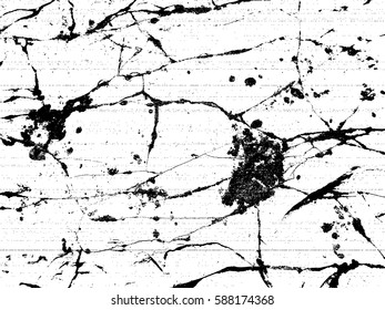 Crack Grunge Urban Backgroundtexture Vectordust Overlay Stock Vector ...