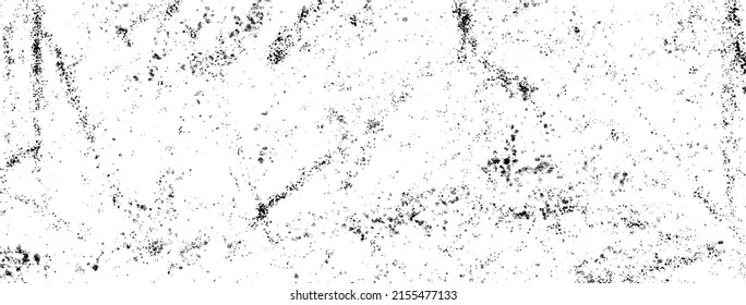 Crack grungy texture. Retro dirty black chalk. Grain dust effect background. Rough stamp old overlay. Scratch ink sketch brush. Splatter stain banner. Paintbrush splash. Grain. Vector illustration.