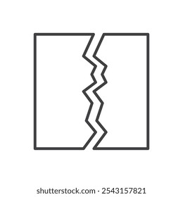 Knacksymbol. Vektorgrafik.