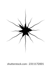crack icon, vector best flat icon.