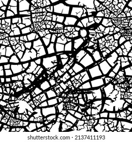 Crack seamless background. Vector illustration