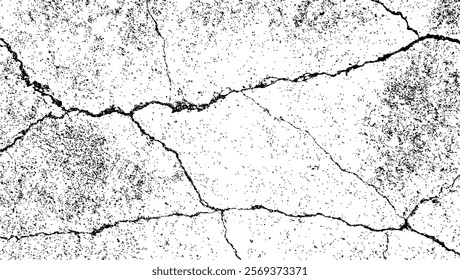 crack texture, grunge texture, distress background, rough texture, dirty texture, cracked wall concrete of black and white for background