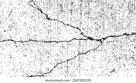 crack texture, grunge texture, distress background, rough texture, dirty texture, cracked wall concrete of black and white for background