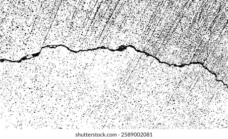 crack texture, grunge texture, distress background, rough texture, dirty texture, cracked wall concrete of black and white for background