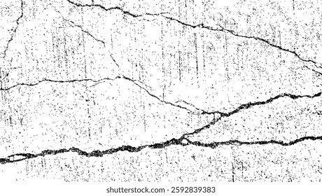 crack texture, grunge texture, distress background, rough texture, dirty texture, cracked wall concrete of black and white for background