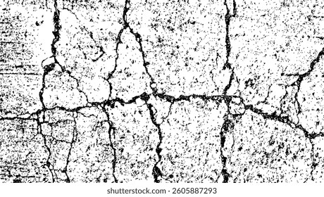 crack texture, grunge texture, distress background, rough texture, dirty texture, cracked wall concrete of black and white for background