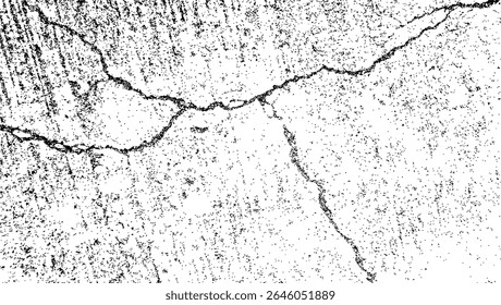 Rissstruktur, farbige Textur, Stress-Hintergrund, raue Textur, schmutzige Textur, gerissener Wandbeton aus Schwarz-Weiß für Hintergrund
