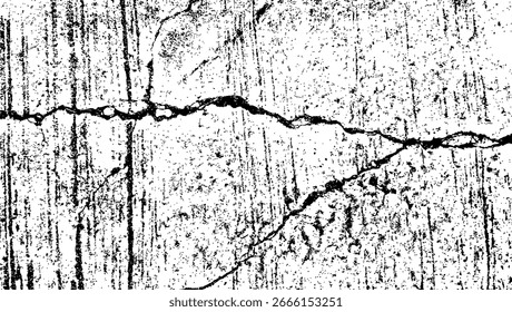 Textura de la grieta, textura del grunge, fondo de la angustia, textura áspera, textura sucia, hormigón agrietado de la pared del blanco y negro para el fondo