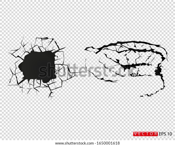 壁にひびが入る ベクターイラスト 壁の穴 穴の抽象的な背景 割れ目のある穴 穴設計エレメント 設計エレメントに亀裂が生じます 壁にひびが入る ベクター イラスト Eps10 のベクター画像素材 ロイヤリティフリー