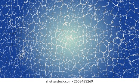fundo azul rachado com uma luz branca, superfície de água azul abstrata com um padrão grunge de onda de luz sem emenda, efeito grungy