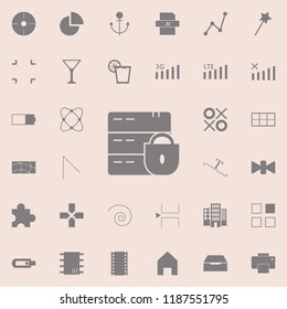 Cracked / Broken lock icon. web icons universal set for web and mobile
