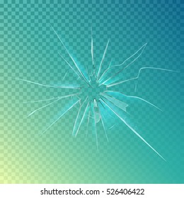 Cracked or broken, shattered glass or mirror. Broke or broken glassware abstract background, damaged screen or frame. Destroy or anger, glass or window surface, destruction theme