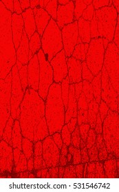 Cracked Color Red Texture For Your Design. EPS10 vector.