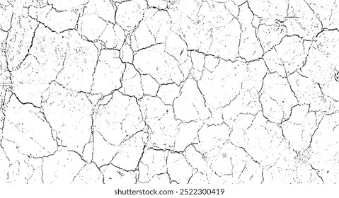 betão fendido de fundo de textura grunge com rachaduras, fundo de textura branca com textura branca e efeito grunge preto, 