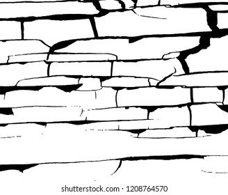 Cracked, destroed texture. Grunge background.