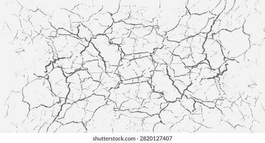 Cracked Dry Earth Texture Background With Abstract Fissure Pattern and Parched Soil Detail