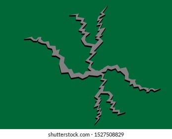 Cracked Earth Vector illustration eps 10