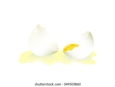 Cracked egg