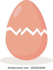 Broken Egg Vector Hd PNG Images, Chocolate Eggs Broken And Whole One,  Greeting, Shiny, Crack PNG Image For Free Download