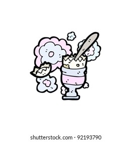 cracked egg cartoon