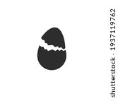 cracked egg icon vector illustration design template web