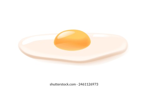 Cracked Egg, Showcasing A Vivid, Intact Yolk Centered On A Sleek White Plate, Depicting Freshness Of Cooking Ingredient