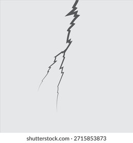 Cracked Ground Surface Texture Sketch, Earthquake Split Terrain