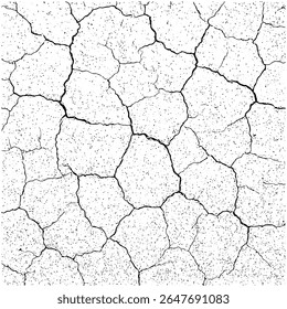Cracked Grunge Earth Texture – Dry Soil Broken Surface Pattern