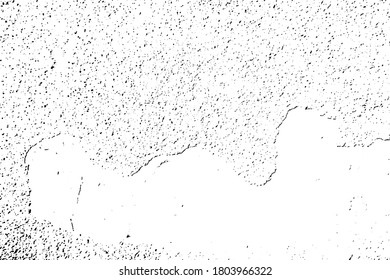 Cracked grunge urban background with rough surface. Dust overlay distress grained texture. One color graphic resource.