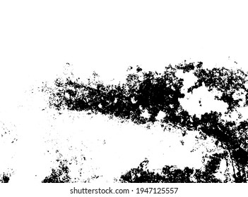 Cracked grunge urban background with rough surface. Dust overlay distress grained texture. One color graphic resource.