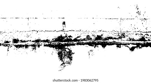 Cracked grunge urban background with rough surface. Dust overlay distress grained texture. One color graphic resource.