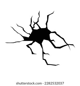 cracked icon illustration symbol vector design