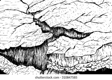 Cracked Land 

