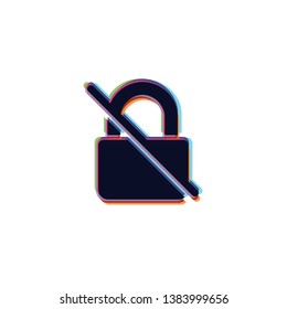 Cracked Lock - 3D Style Effect App Icon