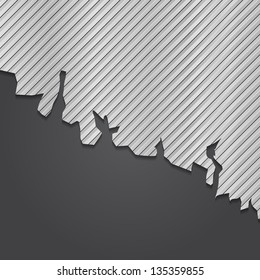 Cracked metal background