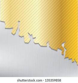Cracked metal background