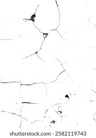 Cracked old grunge vector background. Weathered concrete wall texture. Urban destruction effect for posters, banners, and more