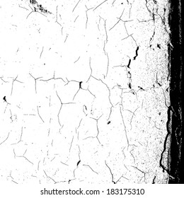 Cracked Overlay Background for your design. EPS10 vector.