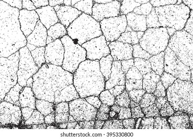 Cracked Overlay Texture For Your Design. EPS10 vector.