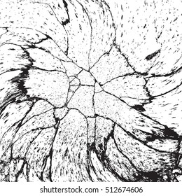 Cracked Overlay Texture For Your Design. EPS10 vector.