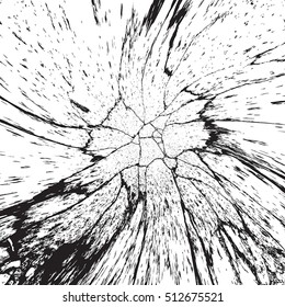 Cracked Overlay Texture For Your Design. EPS10 vector.