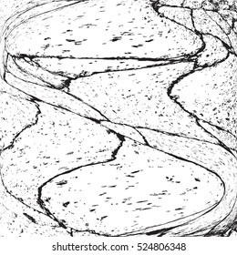 Cracked Overlay Texture For Your Design. EPS10 vector.