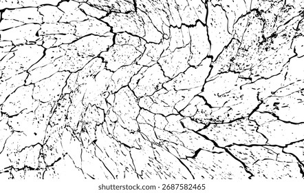 cracked paint on the wall