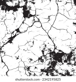 Cracked paint texture vector illustration