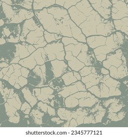 Cracked paint texture vector illustration
