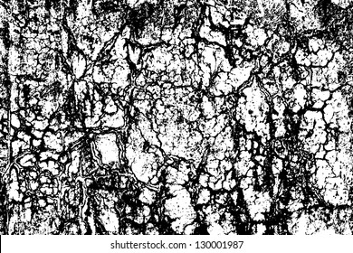 Cracked Rock Black And White Vector  Background