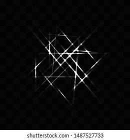 
cracked screen, cuts on the screen.
Sharp lines