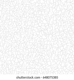 Cracked. Seamless pattern vector texture on white background.