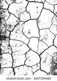 cracked soil texture vector design