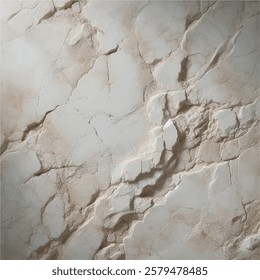 Cracked Stone Texture Background – Realistic Rugged Rock Surface with Natural Details | wallpaper, backdrop, poster, print, website, packaging, branding, 3D rendering, presentation, flyer